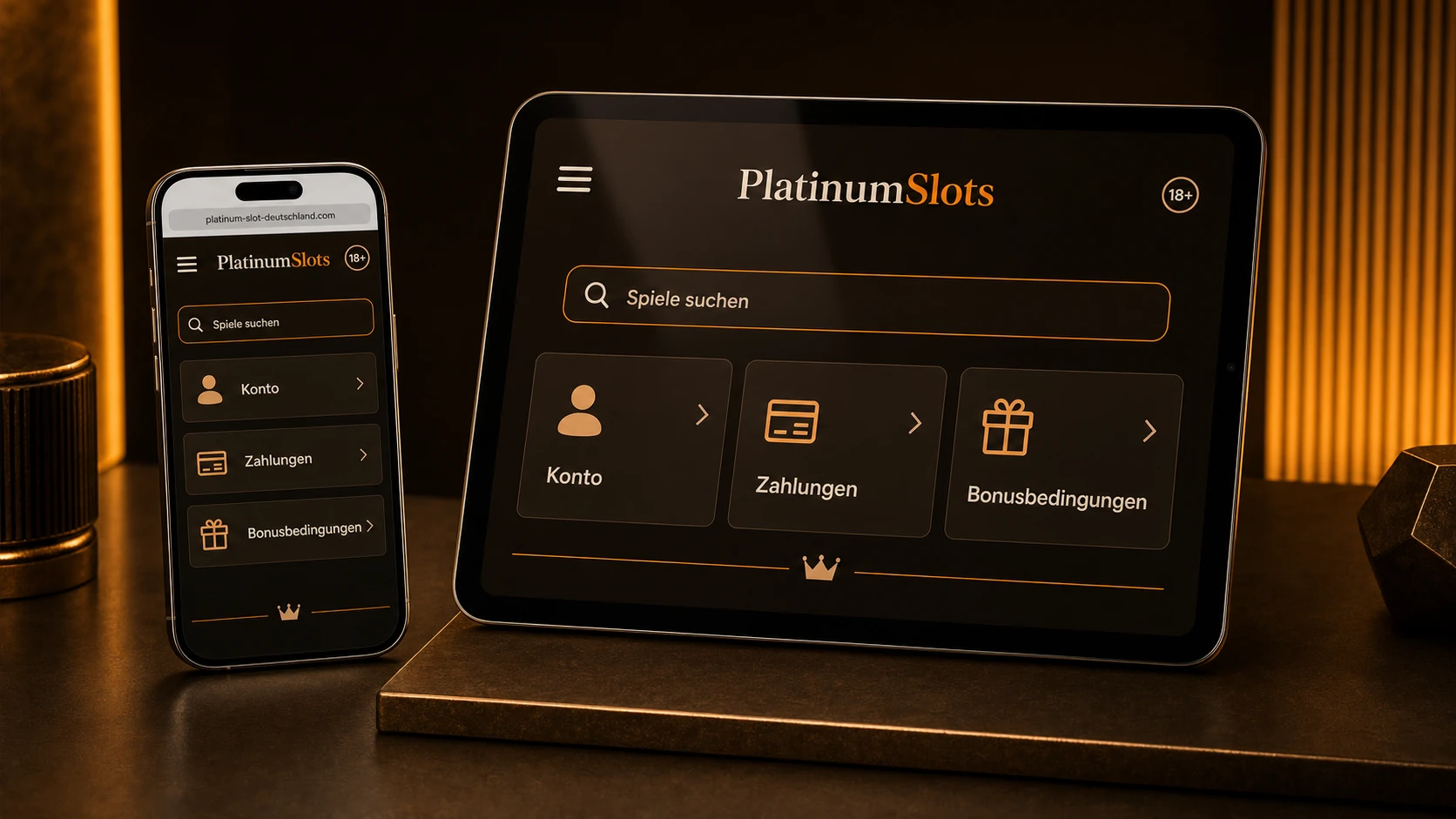 PlatinumSlots Online auf mobilen Geräten